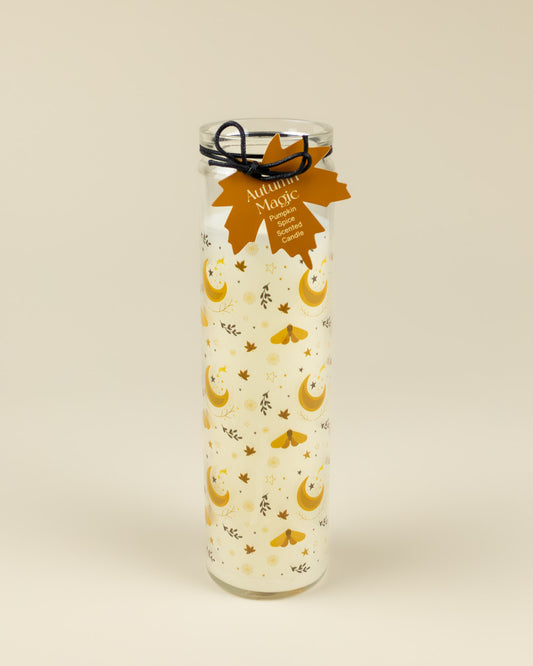 Candela tubolare alla zucca speziata