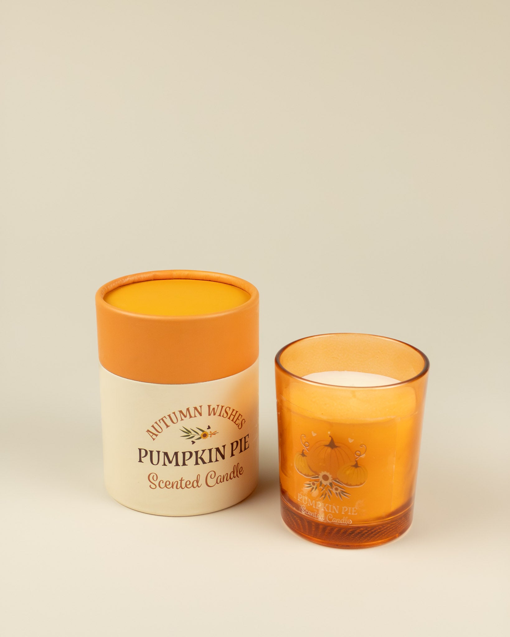 Candela profumata alla torta di zucca