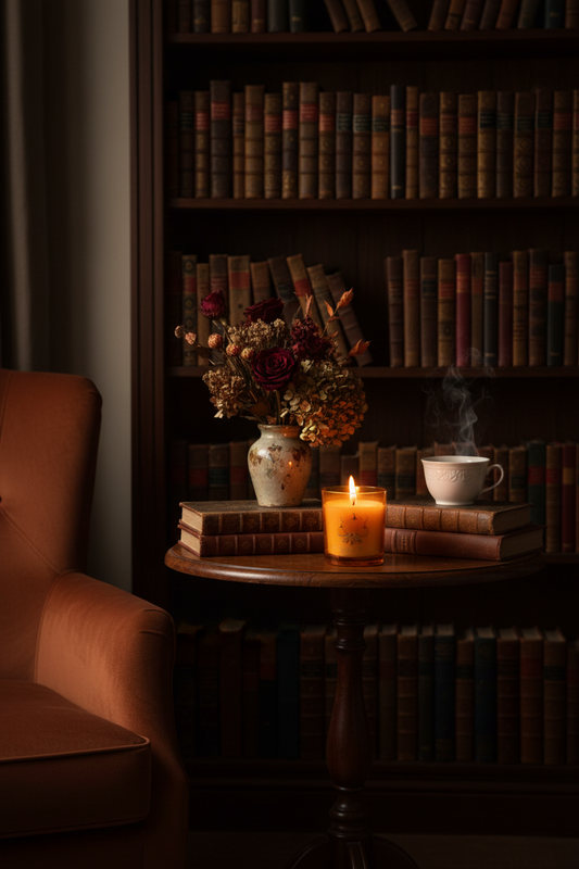 Candela profumata alla torta di zucca