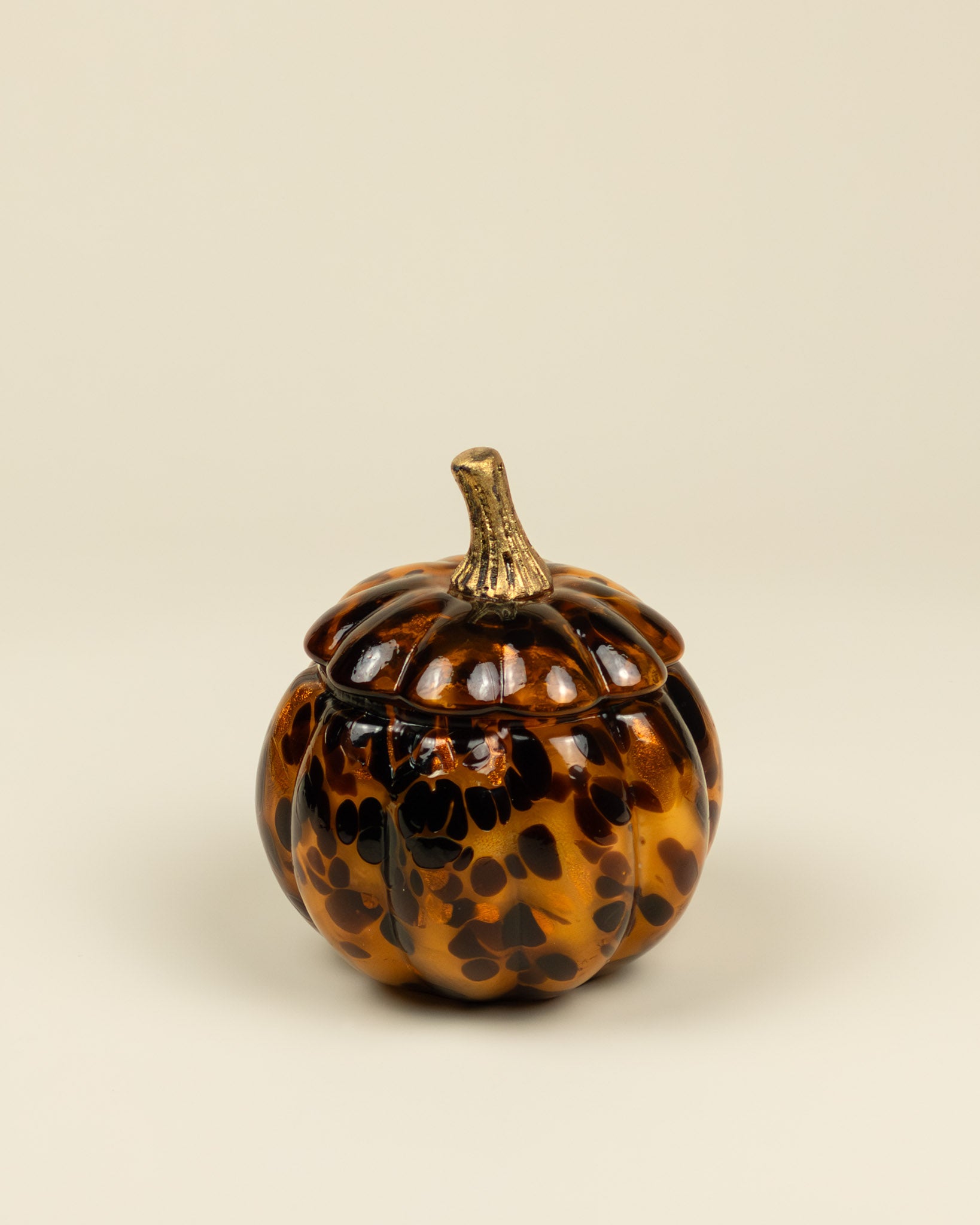 Candela profumata in vetro a forma di zucca