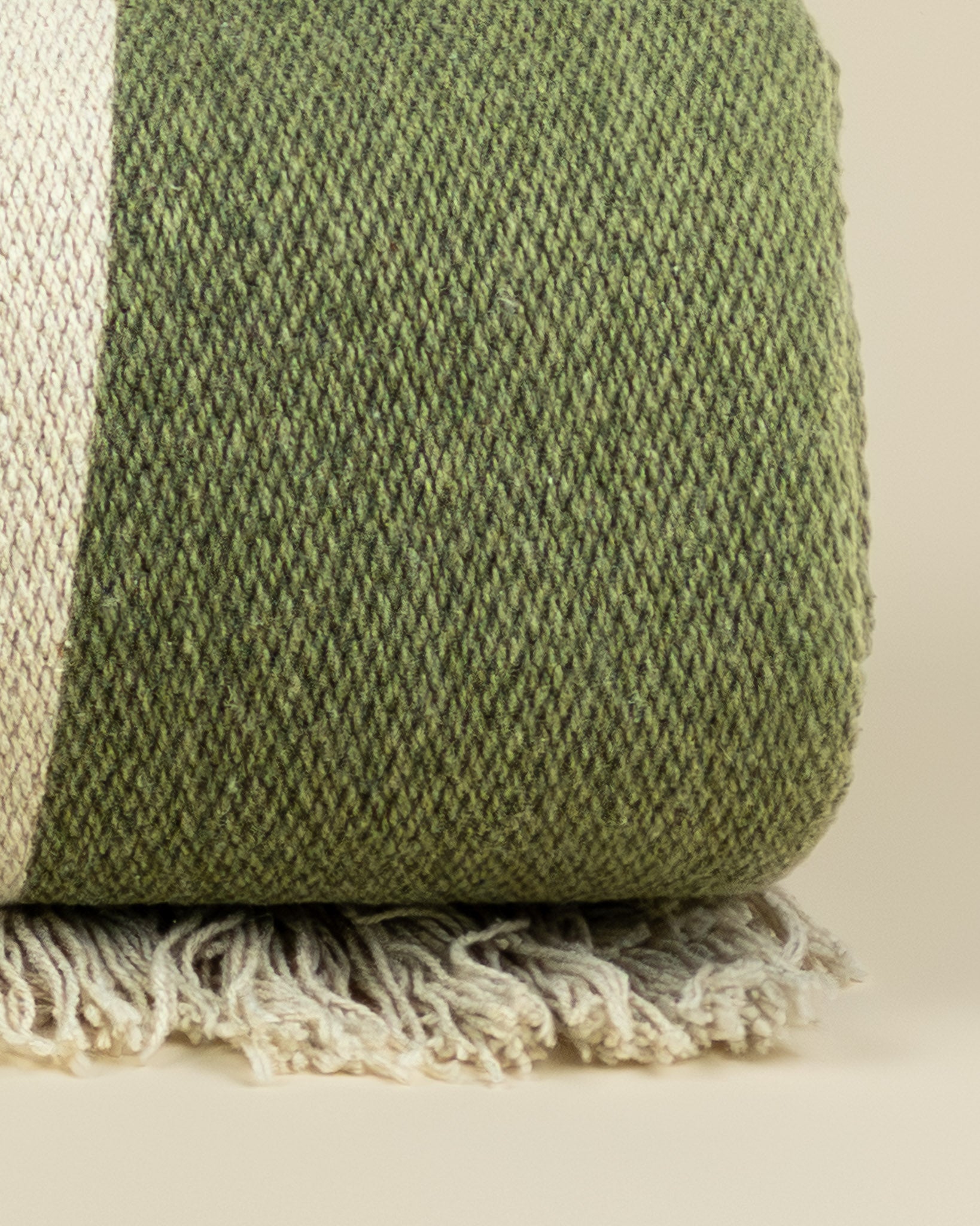 Coperta con fantasia in cotone riciclato