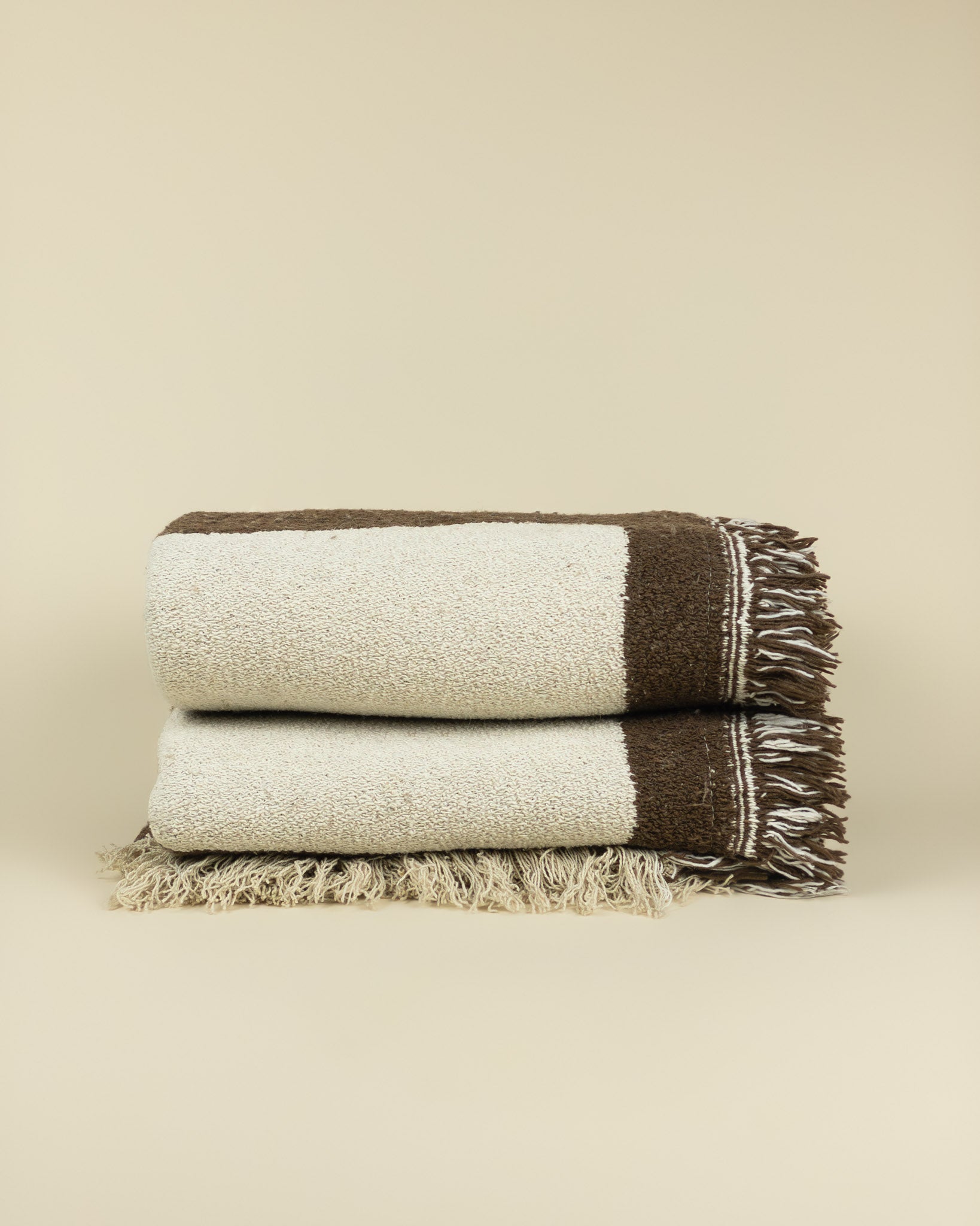 Coperta reversibile in cotone riciclato