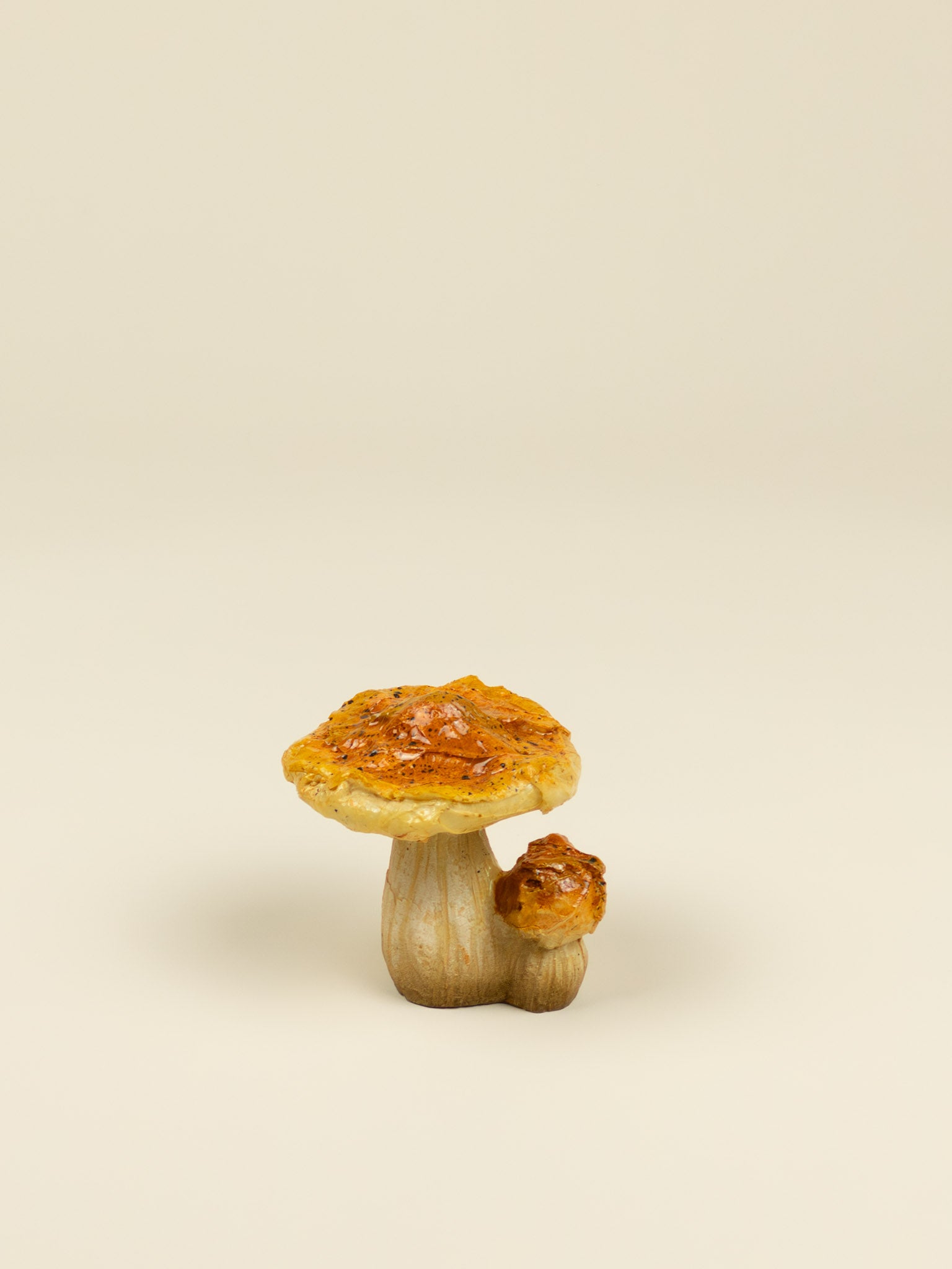 Duo funghi decorativi autunnali