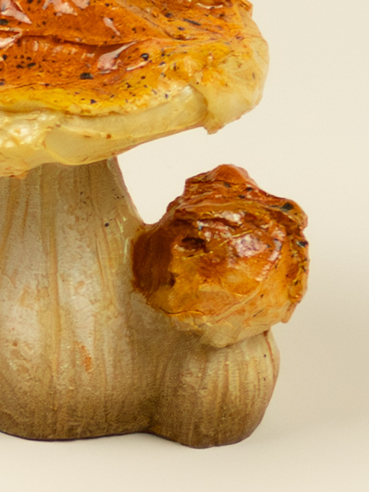 Duo funghi decorativi autunnali