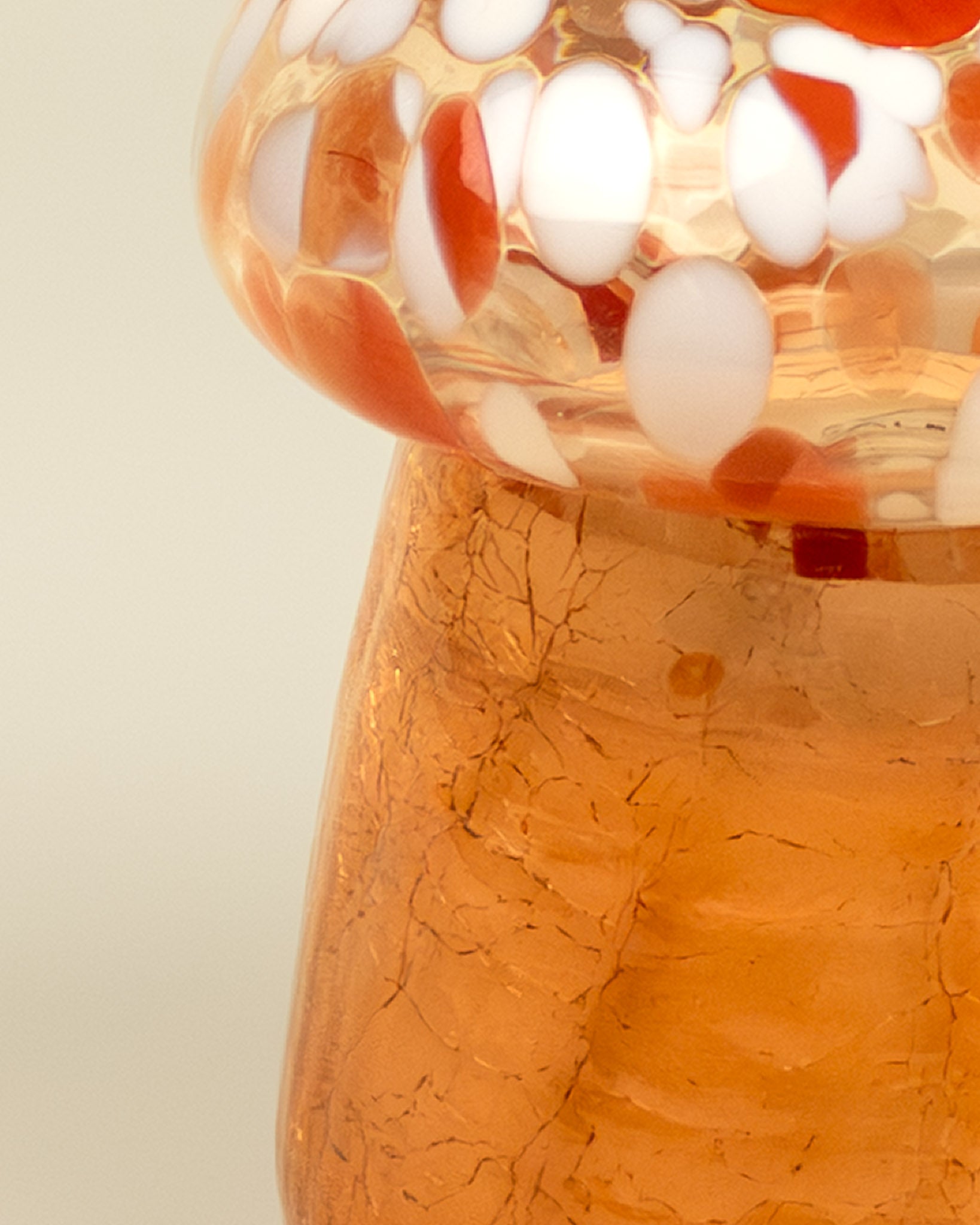 Fungo in vetro con candela profumata – Agrumi