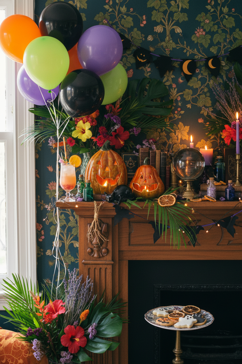 Zucca decorativa LED in porcellana