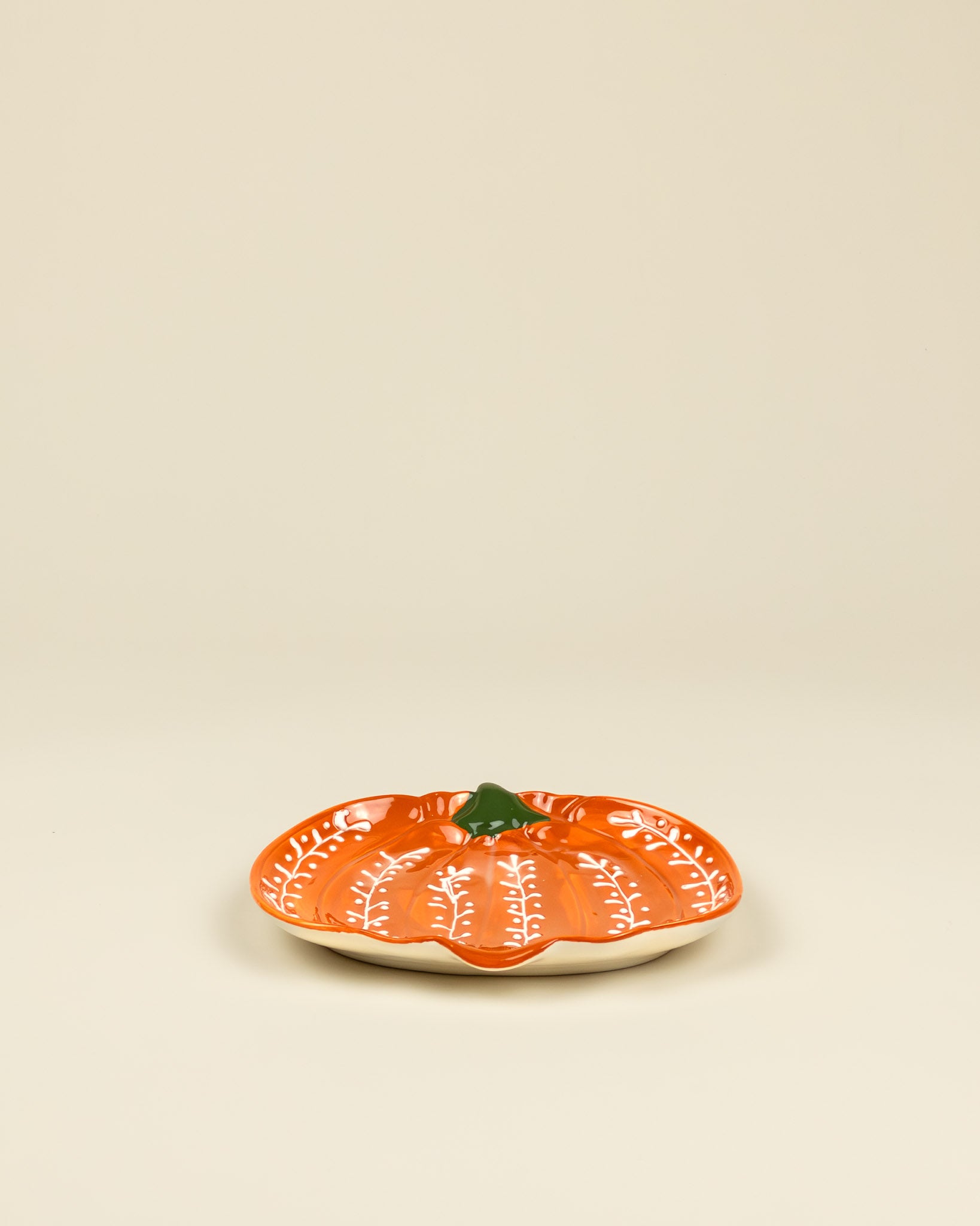 Piatto decorativo a forma di zucca