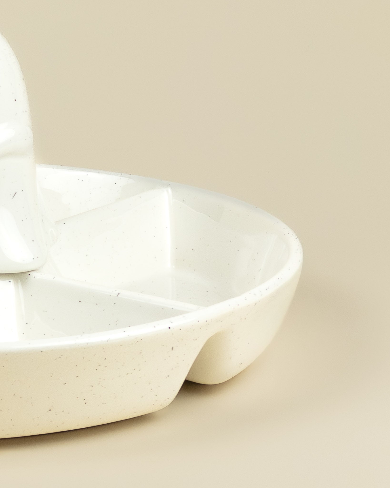Piatto per Aperitivo Fantasma Con Porta Salse
