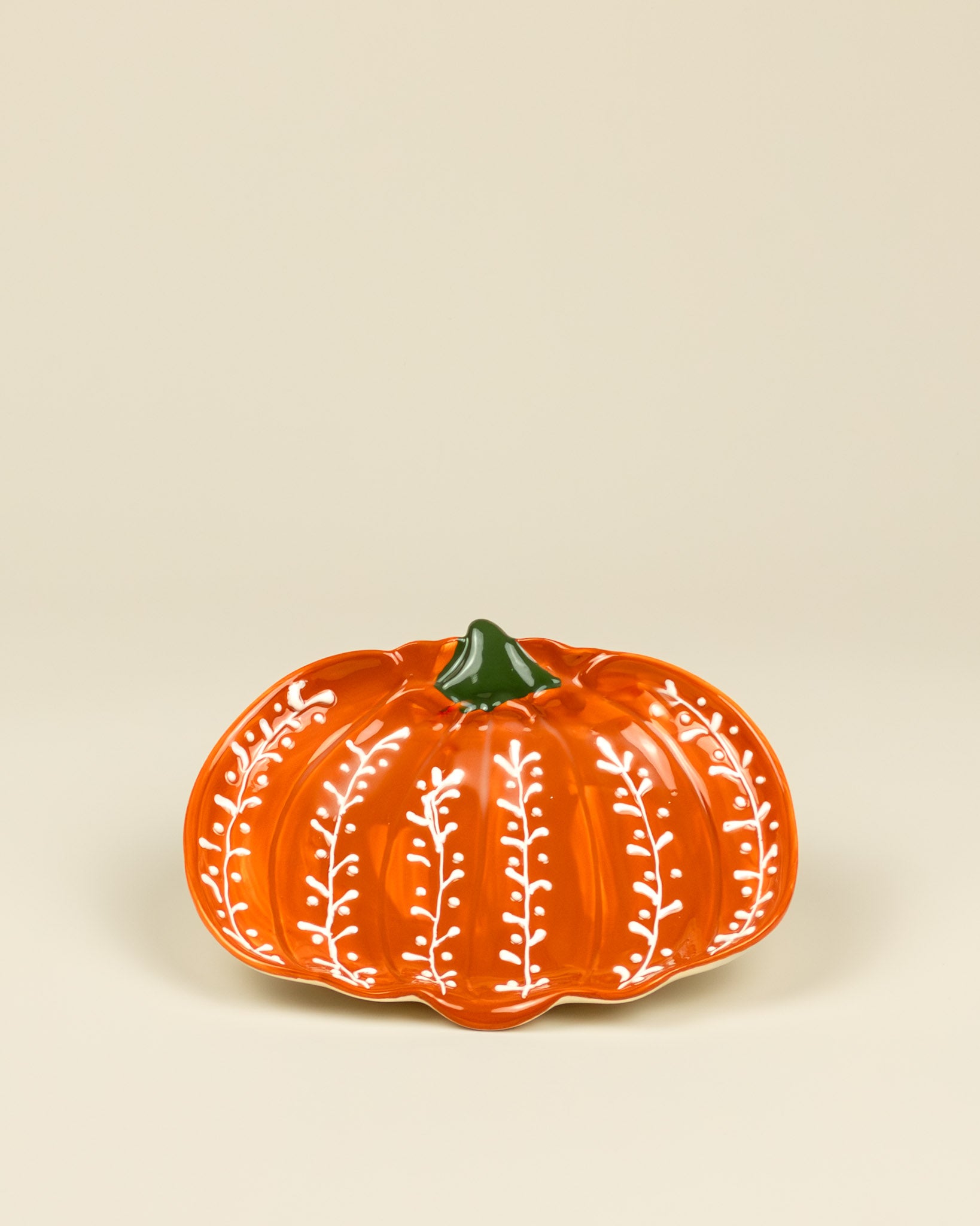 Piatto decorativo a forma di zucca
