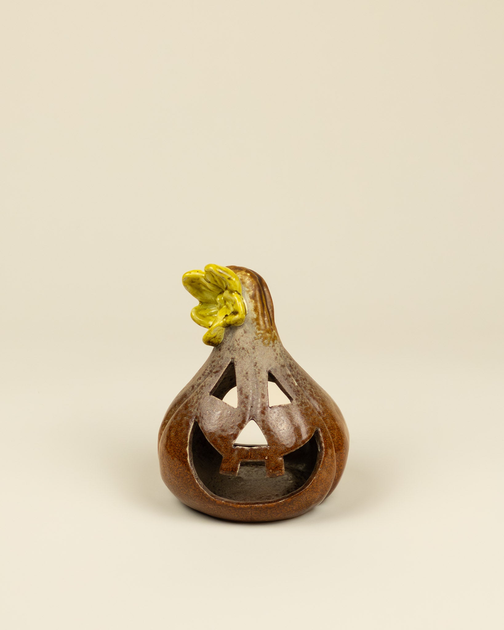 Portacandela – Zucca con fiore