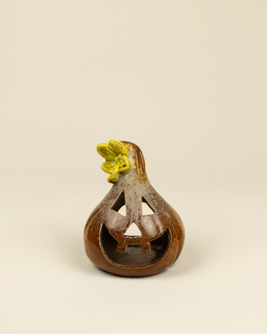 Portacandela – Zucca con fiore