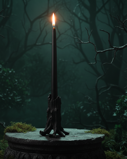 Portacandele - Tronco d'albero