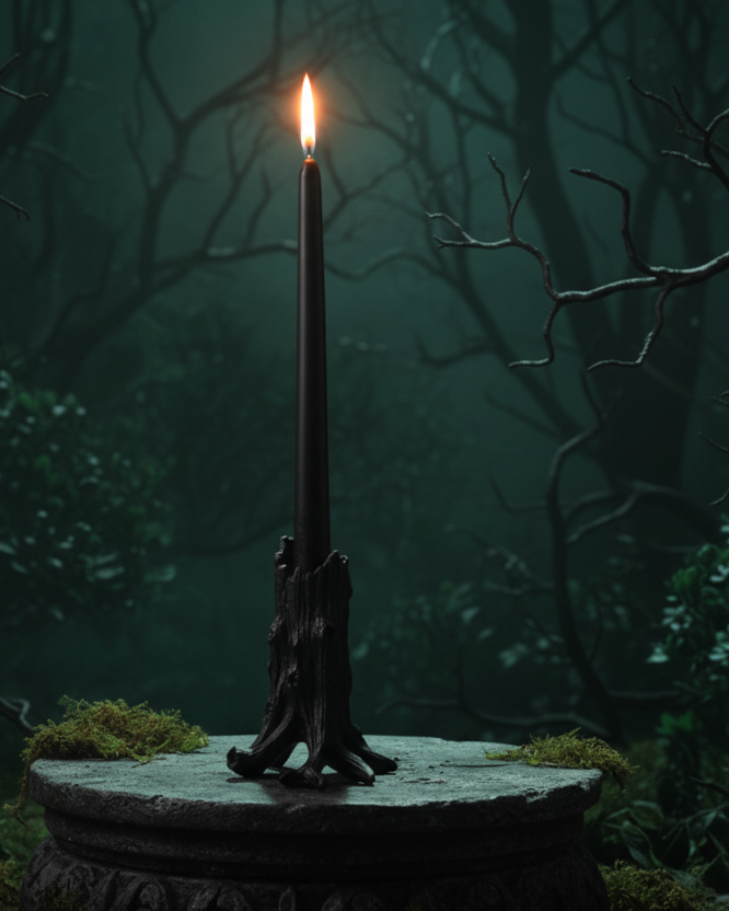 Portacandele - Tronco d'albero