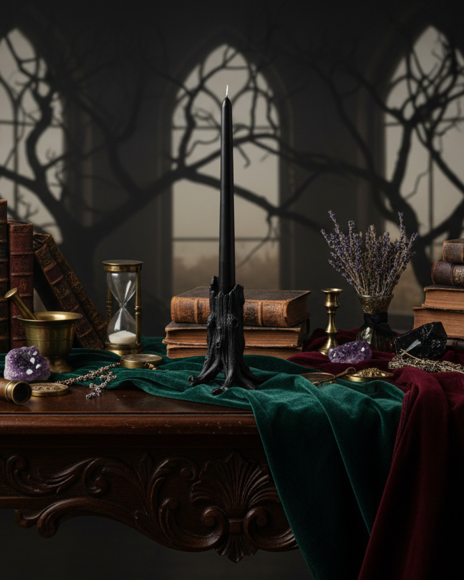 Portacandele - Tronco d'albero