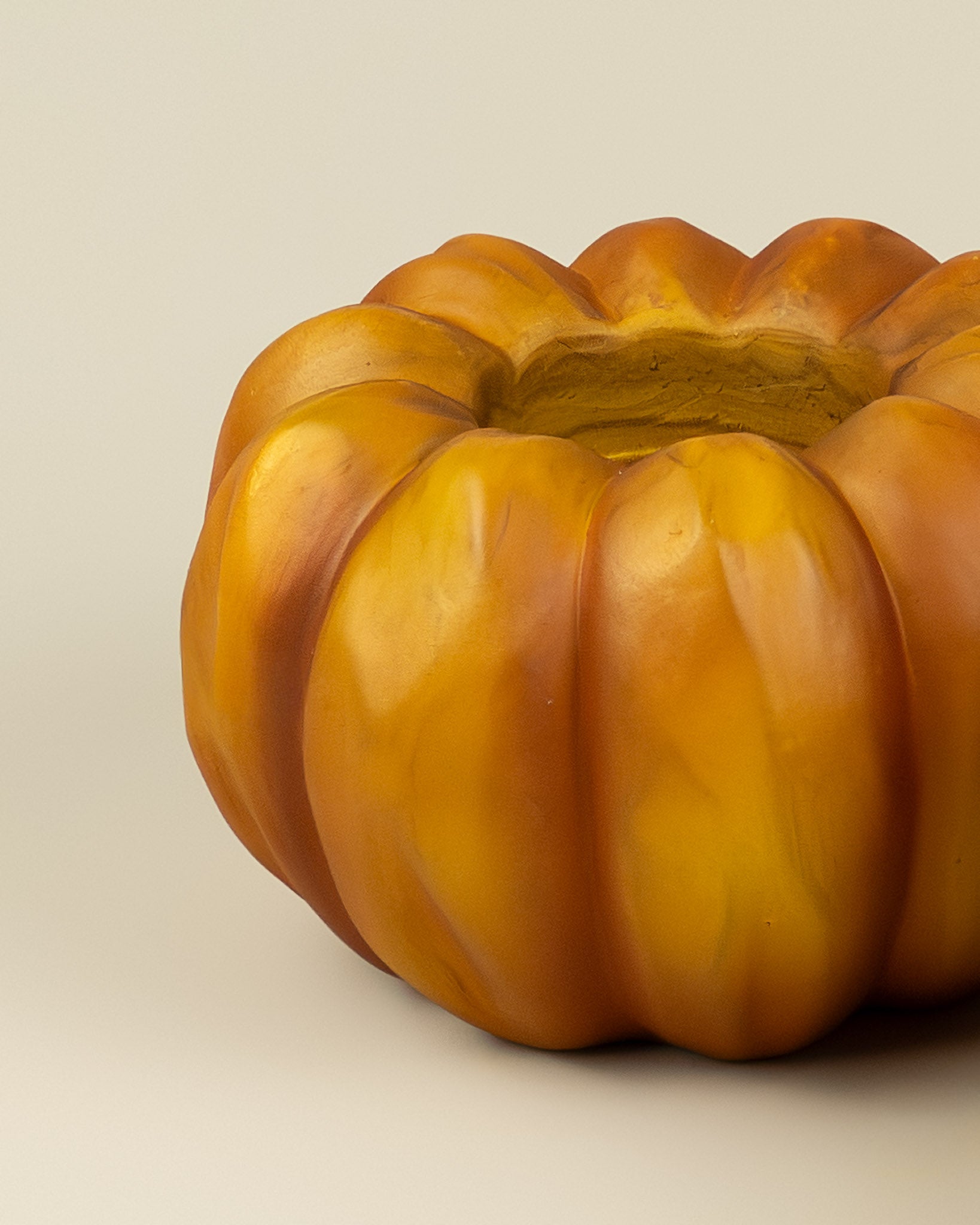 Set 2 portacandele a forma di zucca