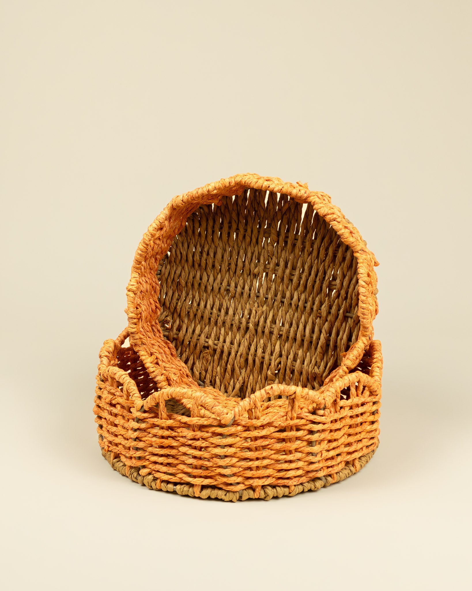 Set 2 cestini in iuta intrecciata