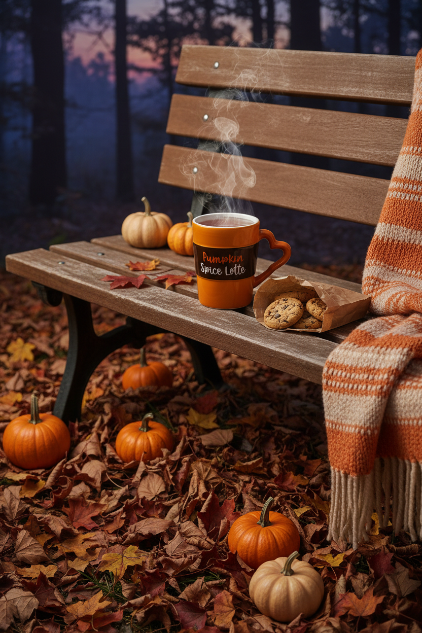 Tazza con coperchio - Pumpkin Spice Latte