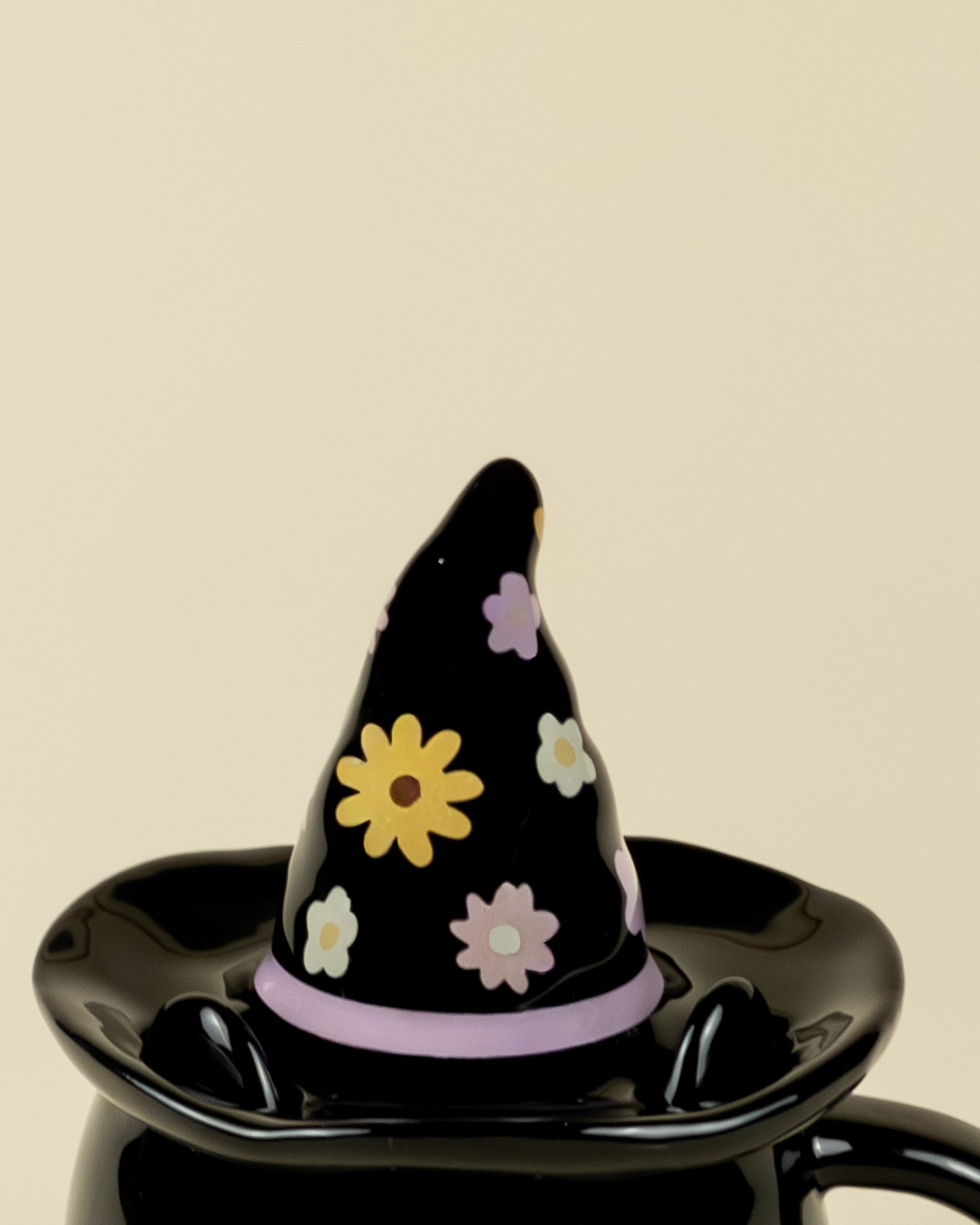 Tazza Gatto con coperchio a forma di cappello da strega