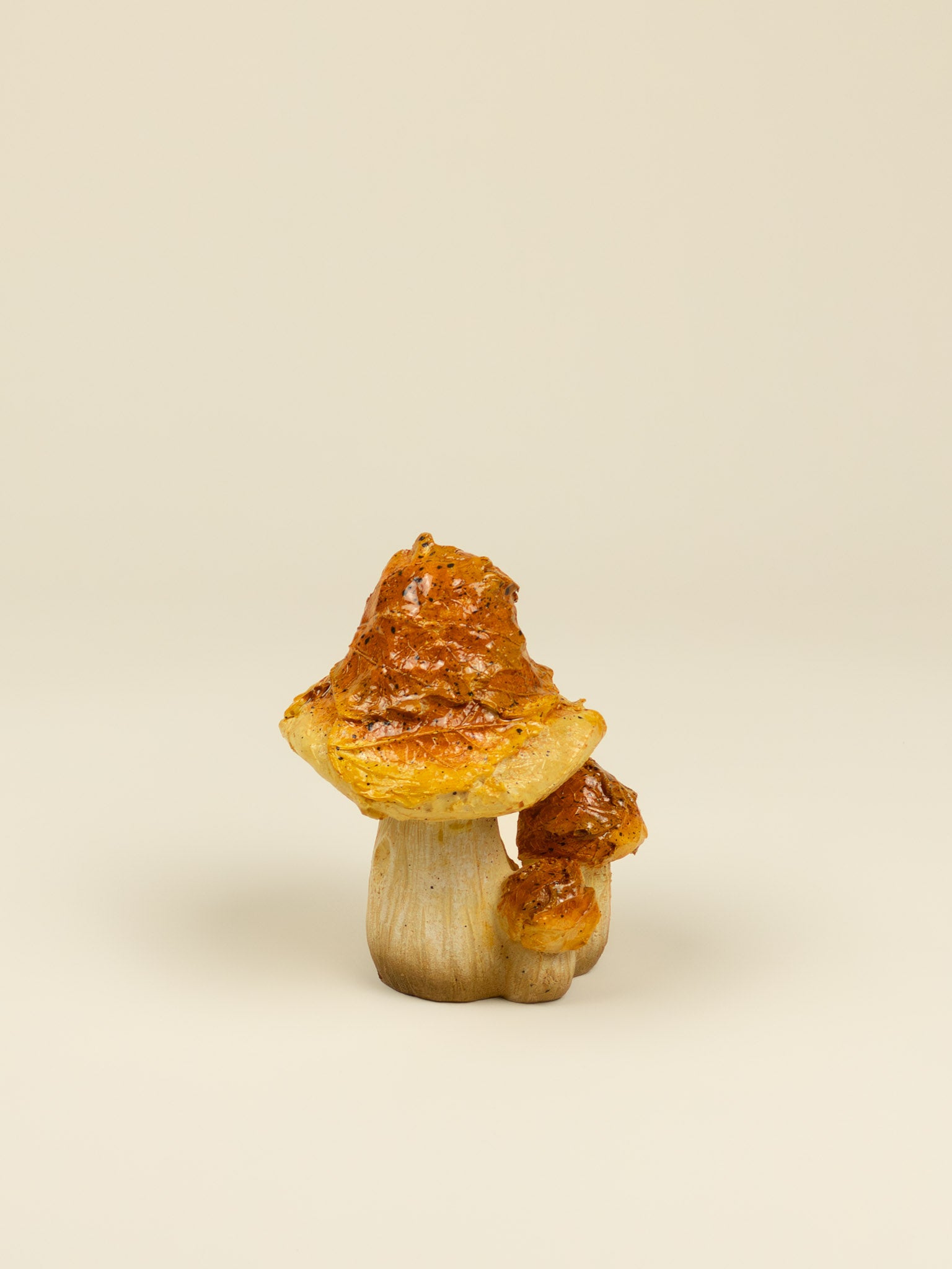 Trio funghi decorativi autunnali