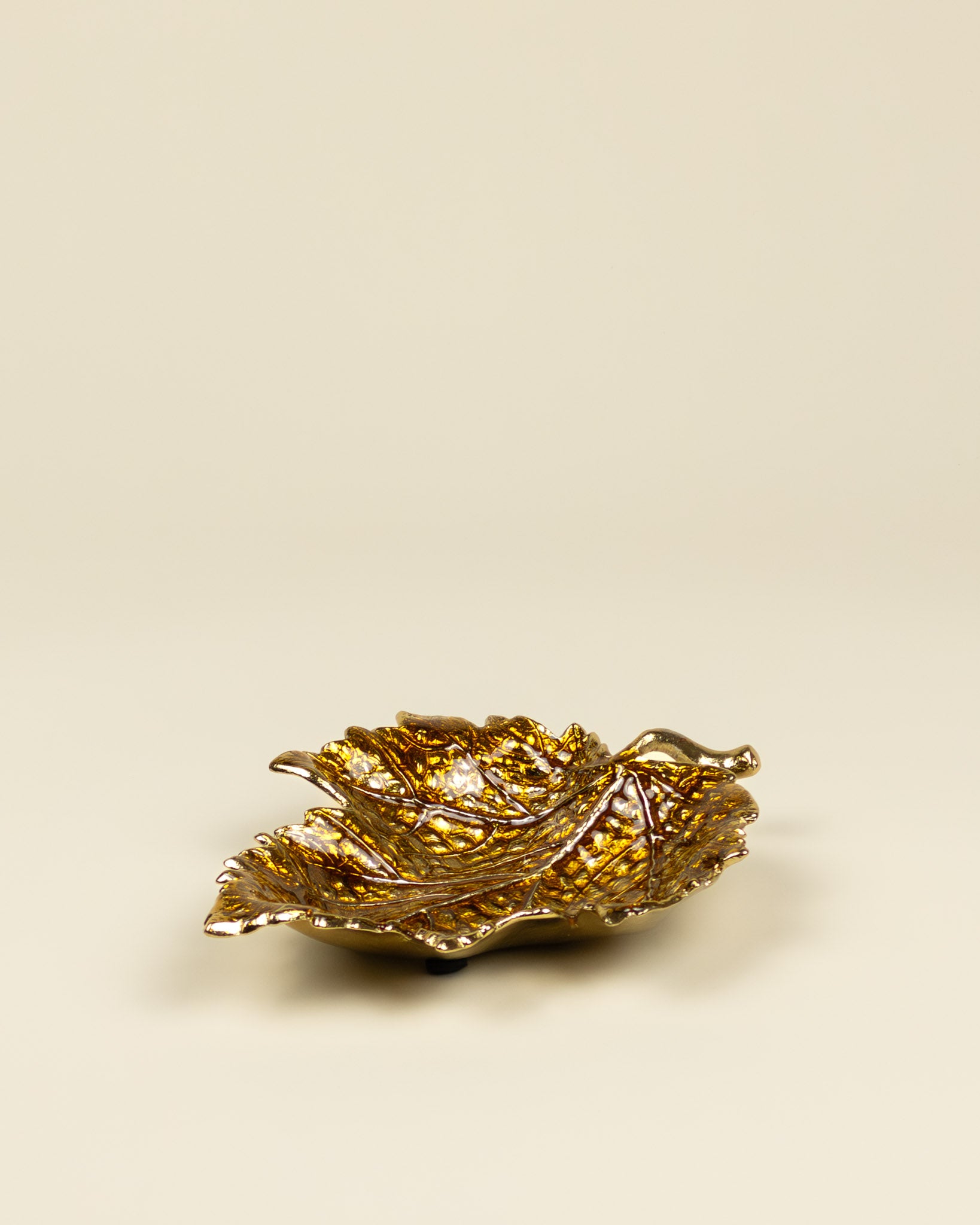 Vassoio svuotatasche a forma di foglia