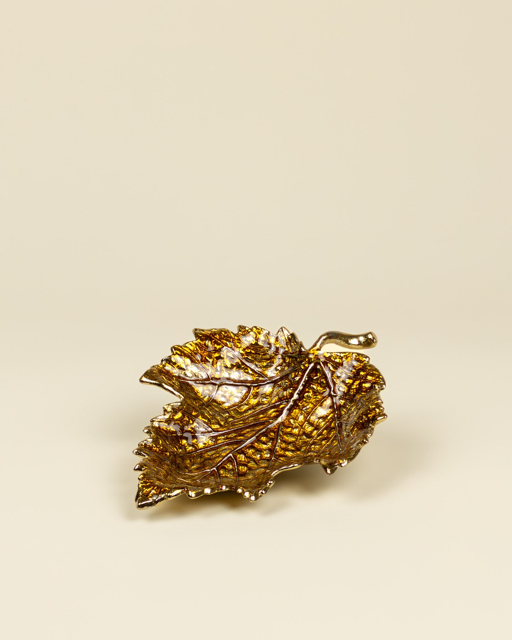 Vassoio svuotatasche a forma di foglia