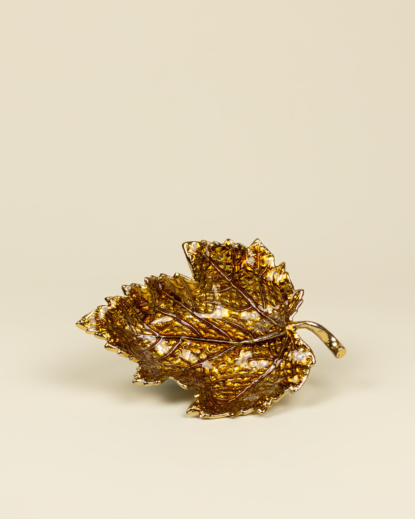 Vassoio svuotatasche a forma di foglia