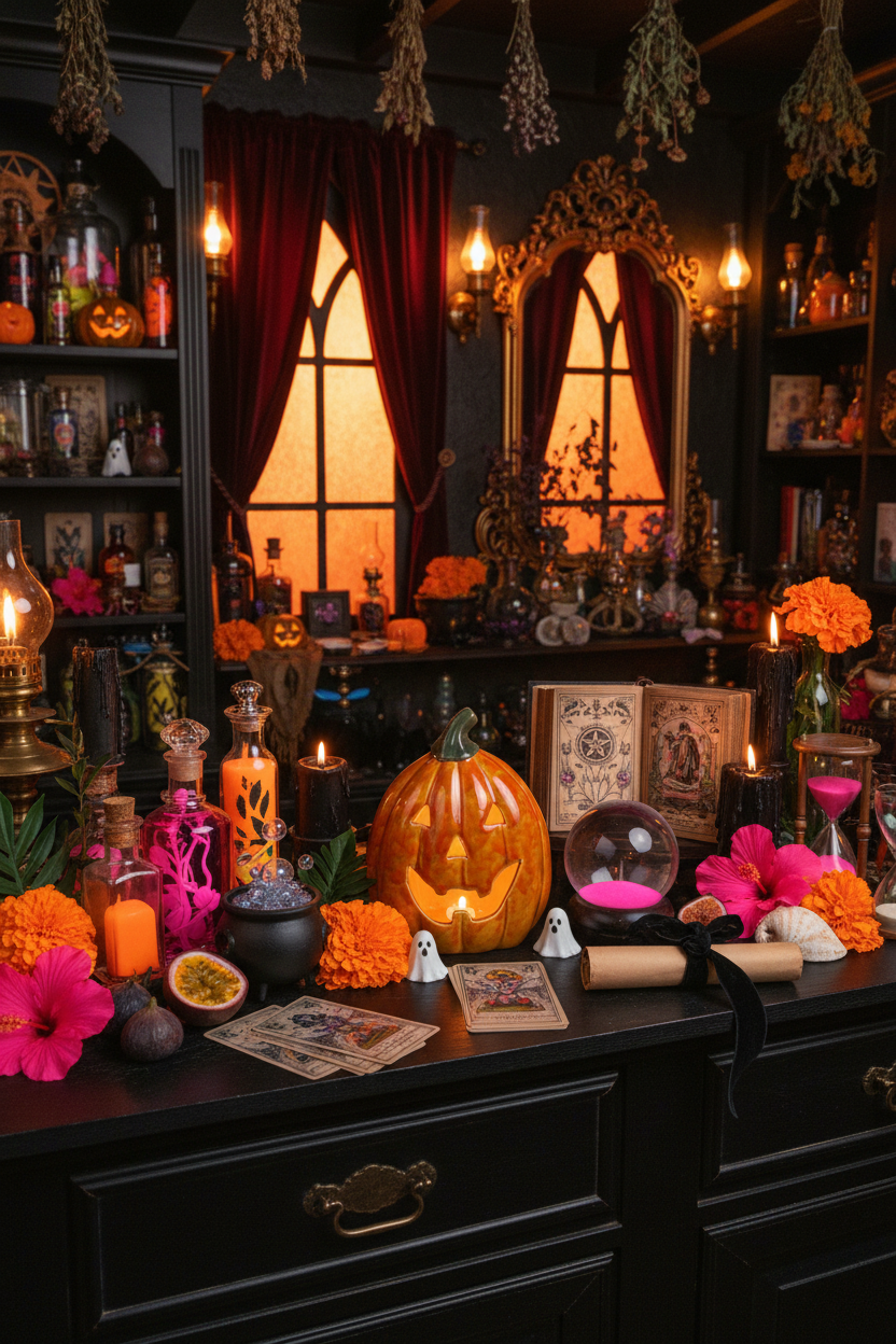 Zucca decorativa LED in porcellana