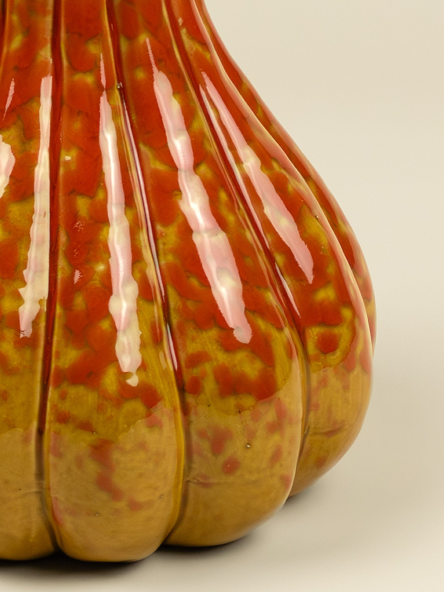 Zucca decorativa in porcellana - Alta