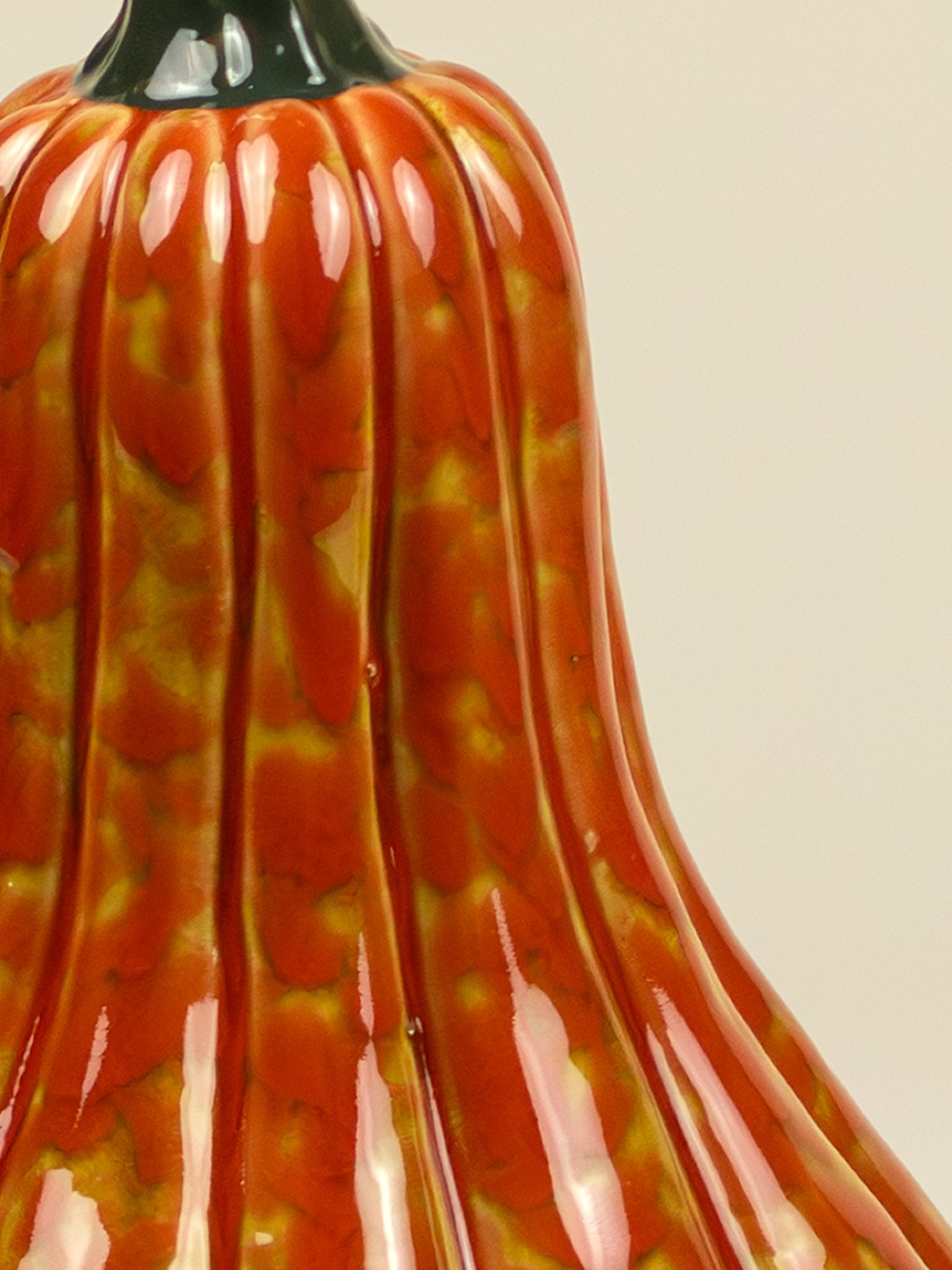 Zucca decorativa in porcellana - Alta