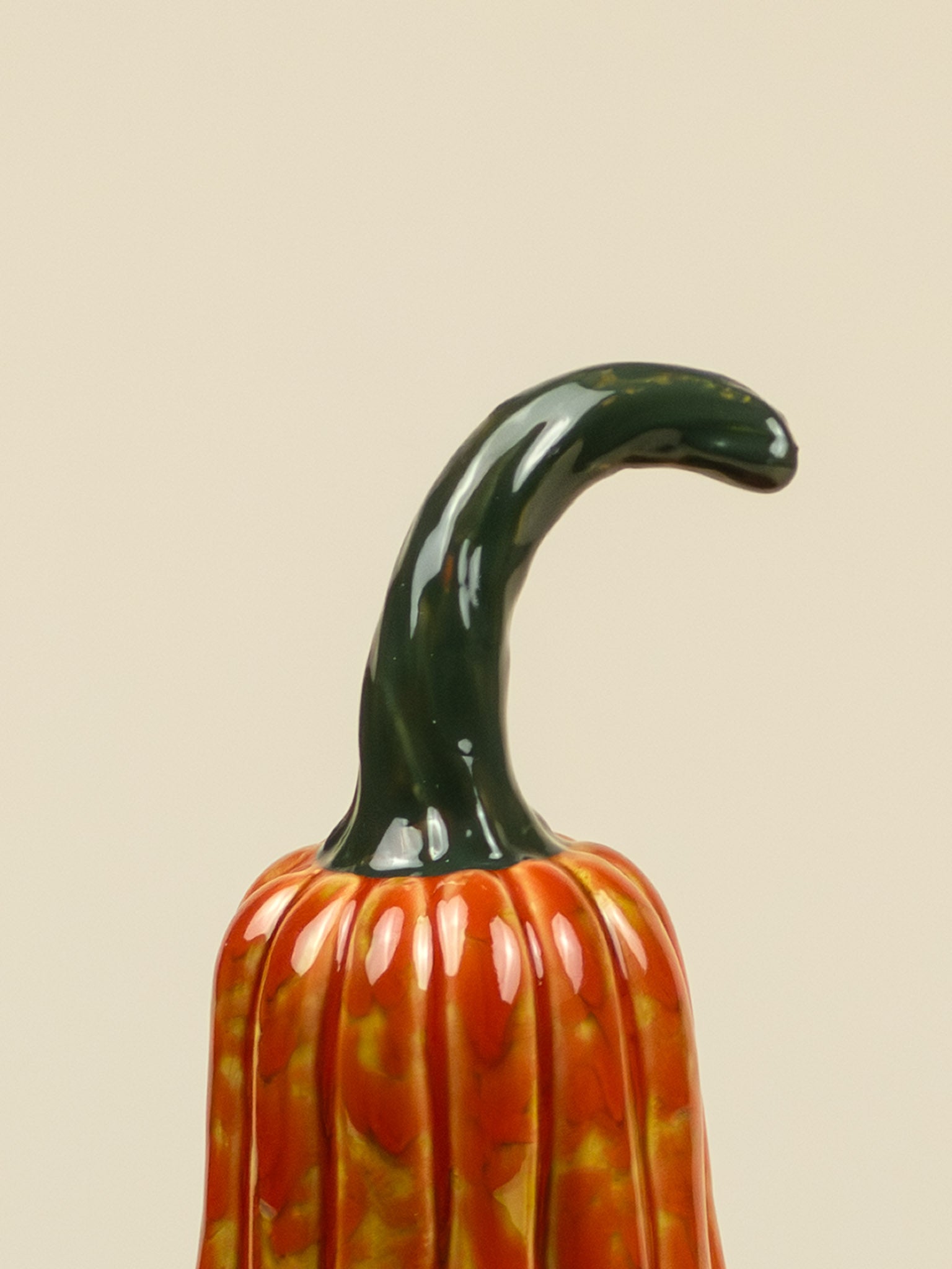 Zucca decorativa in porcellana - Alta