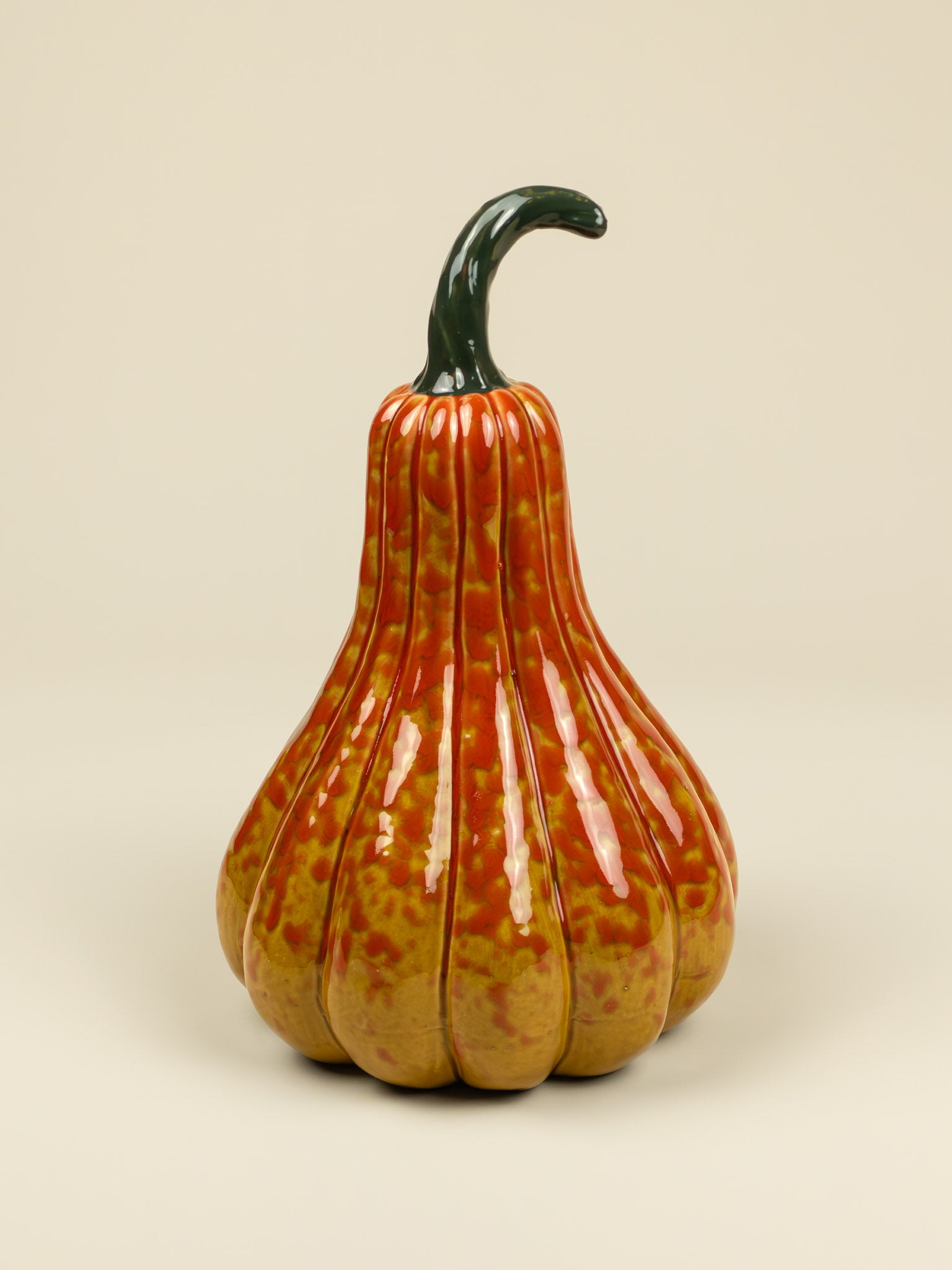 Zucca decorativa in porcellana - Alta