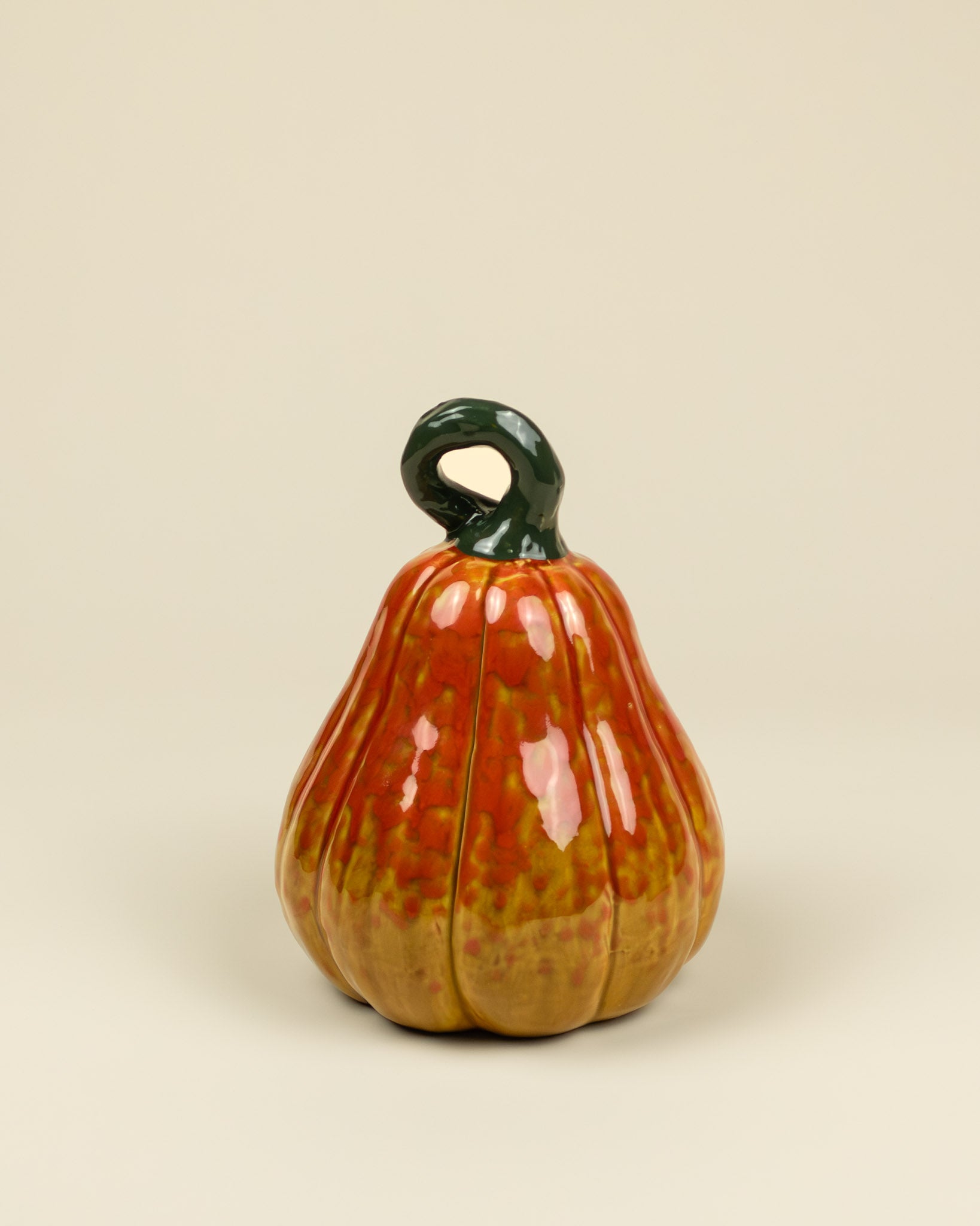 Zucca decorativa in porcellana