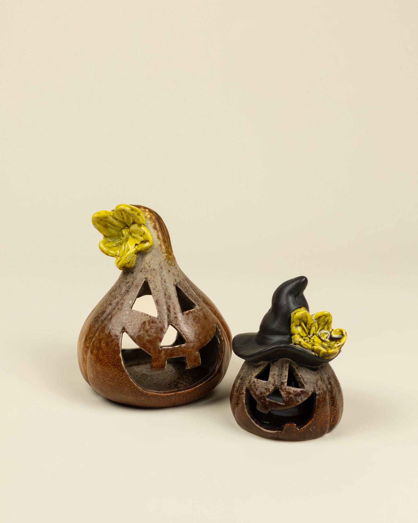 Lanterna LED – Zucca con cappello da strega