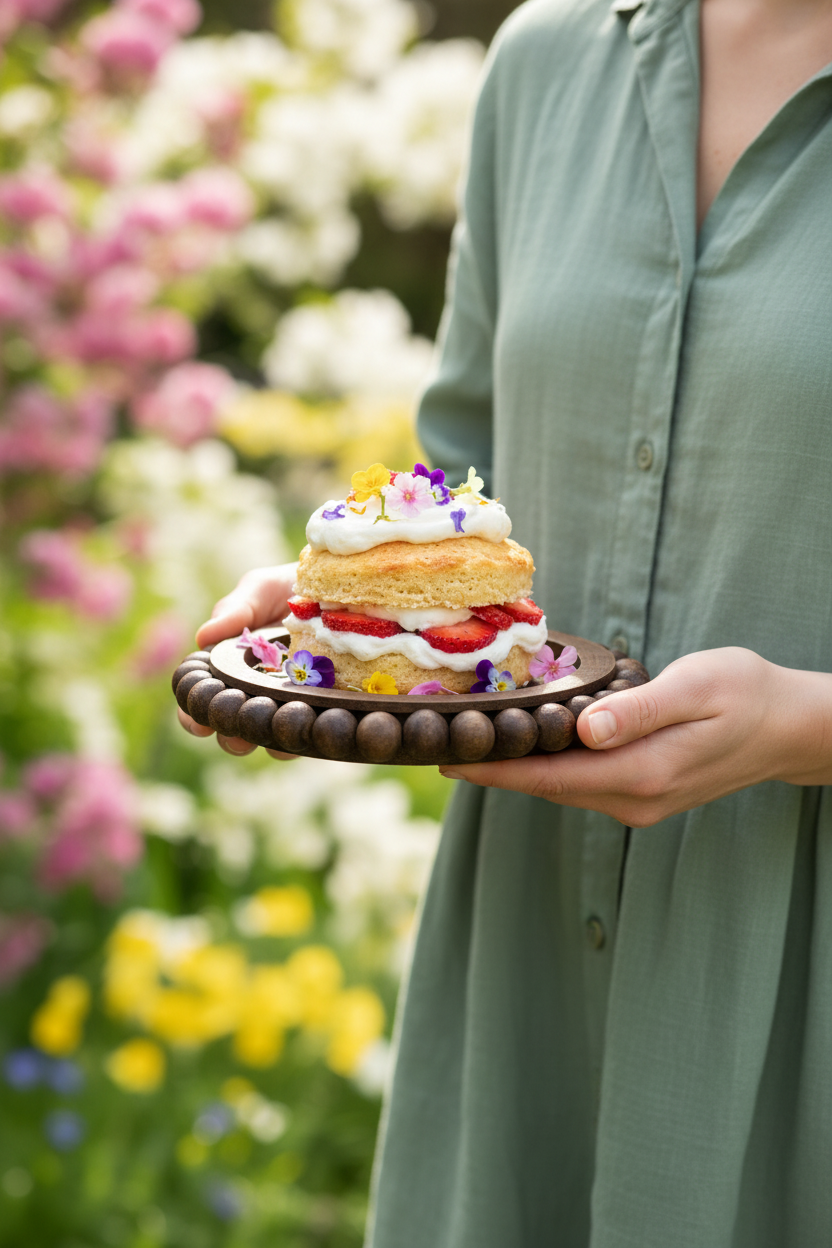 Close-up shortcake primaverile