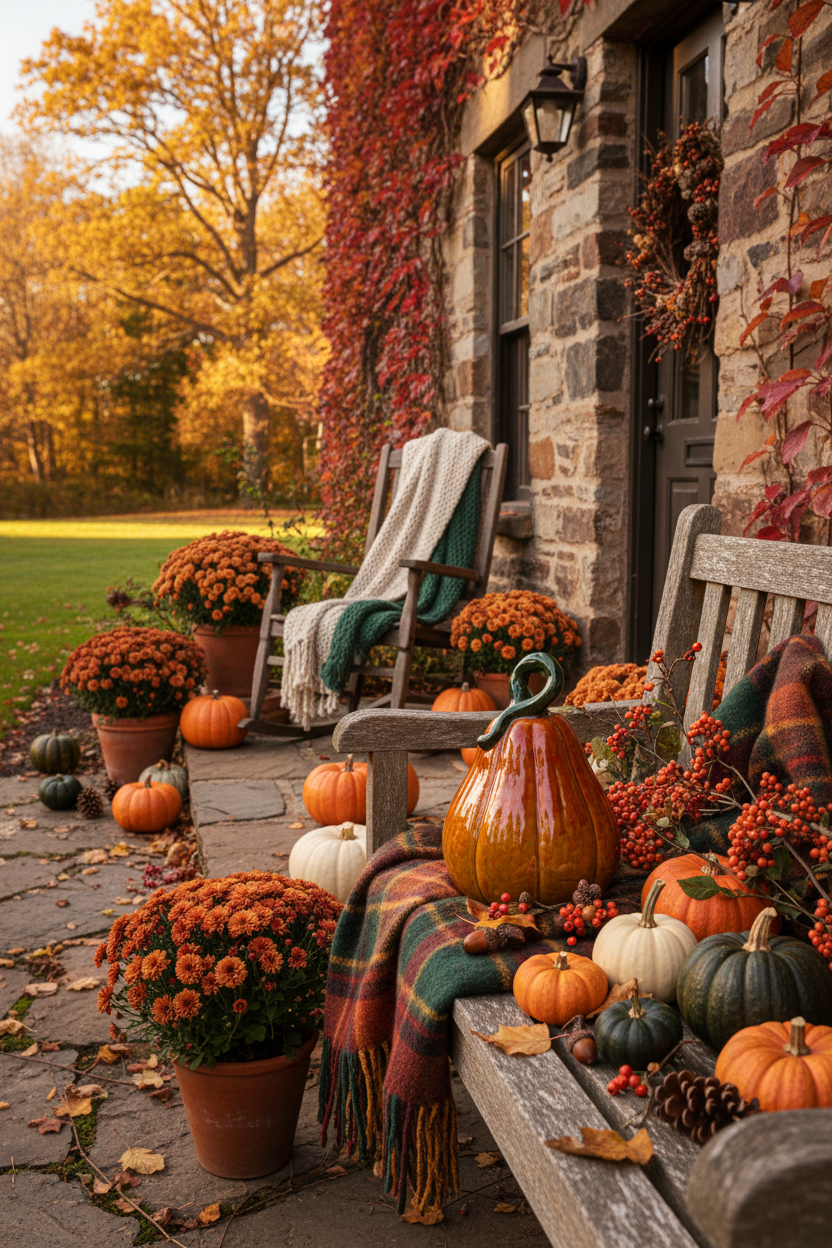 Cottage Porch Bench