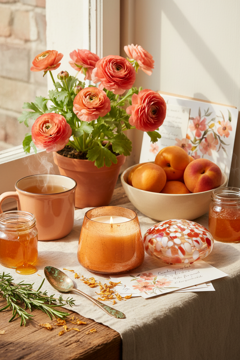 Cucina primaverile - fiori naturali