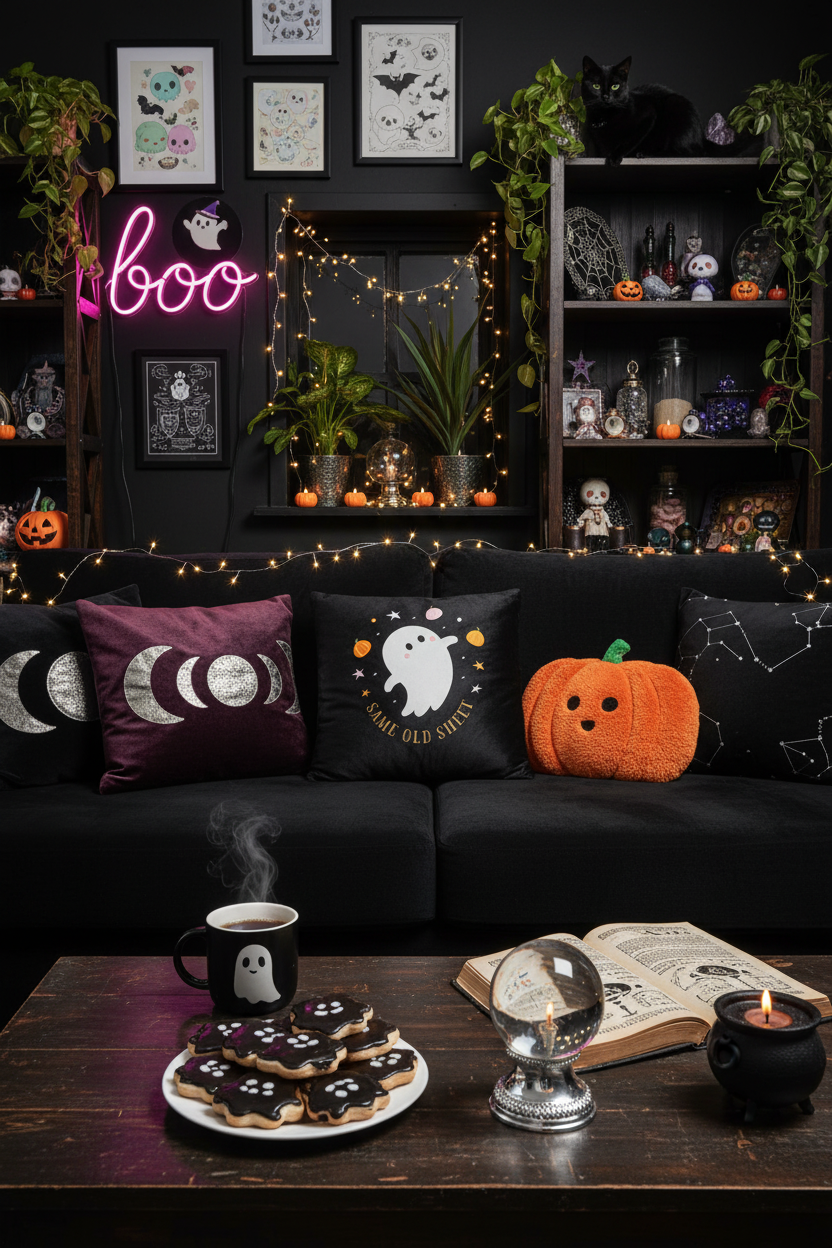 Cute Dark Witchy Sofa