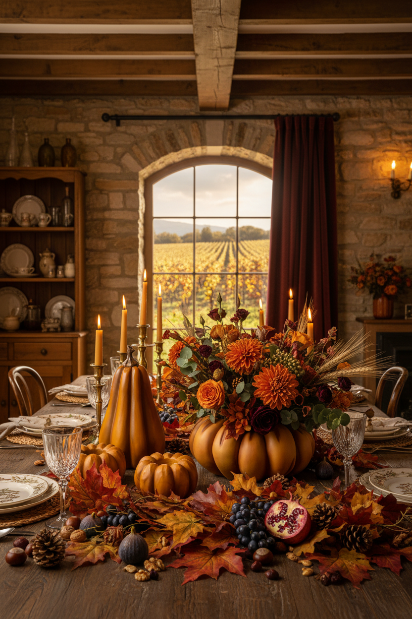 Elegant Autumn Table
