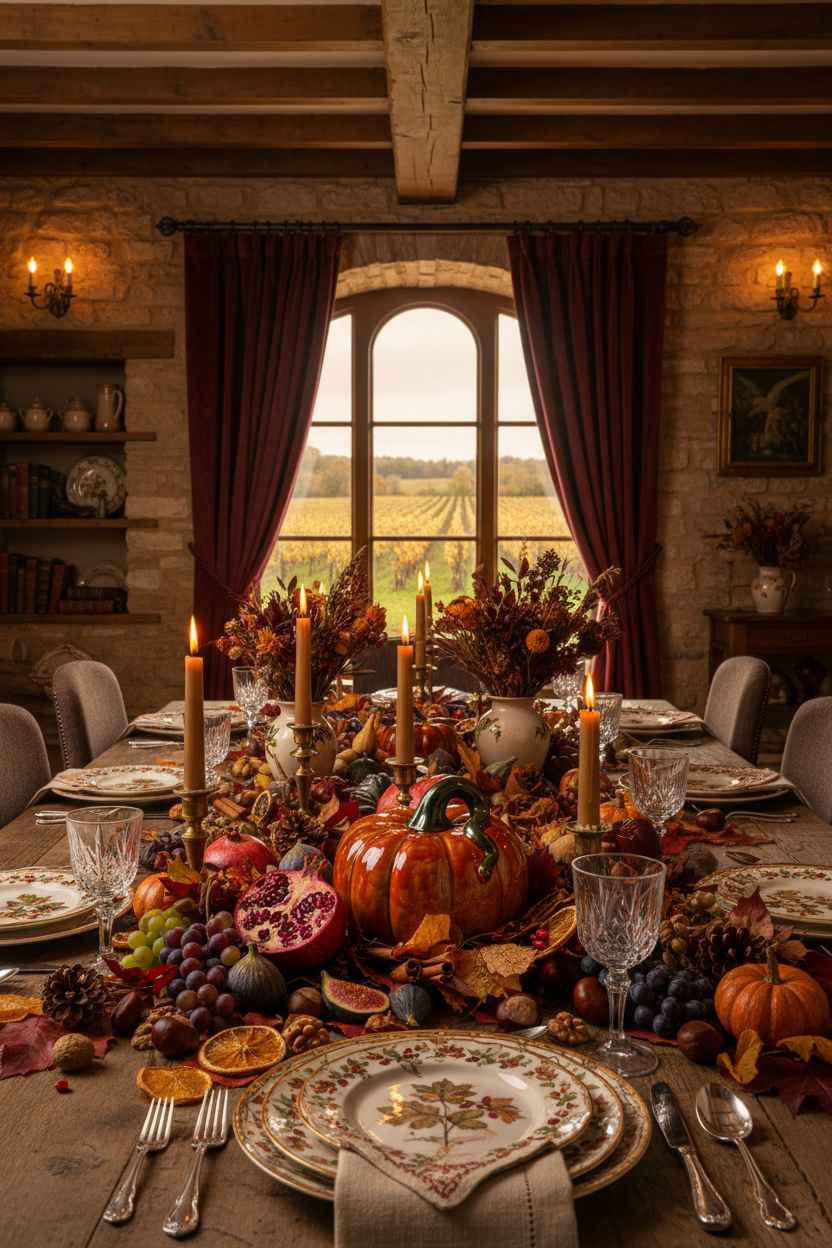 Elegant Autumn Table