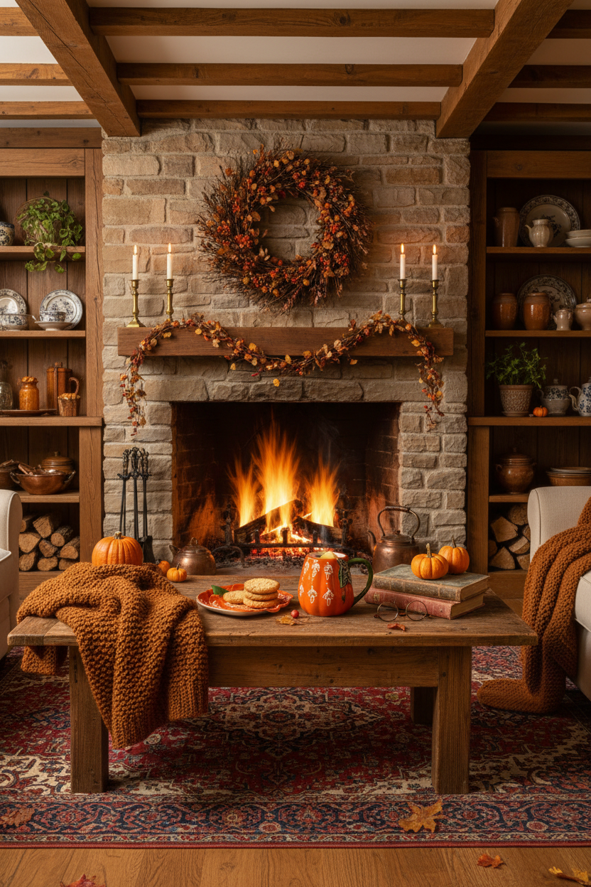 Fireplace Scene