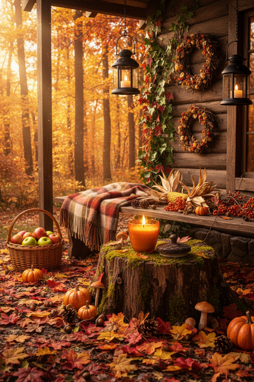 Forest Cabin Porch