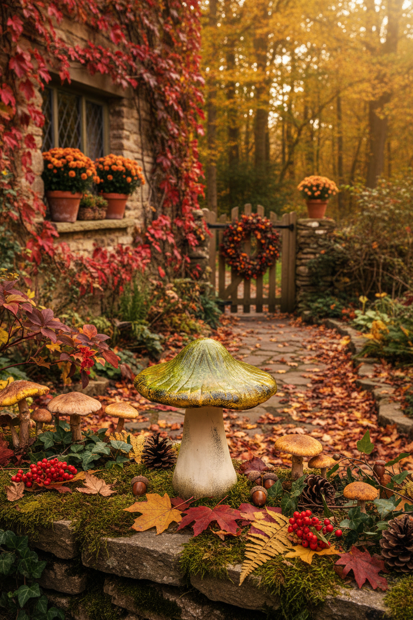 Garden Stone Wall