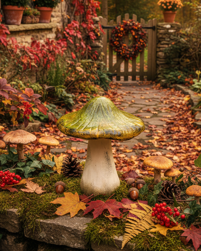 Fungo decorativo autunnale