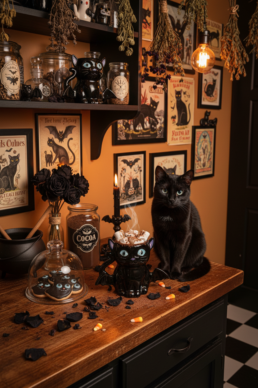 Gatto Bat - Cucina