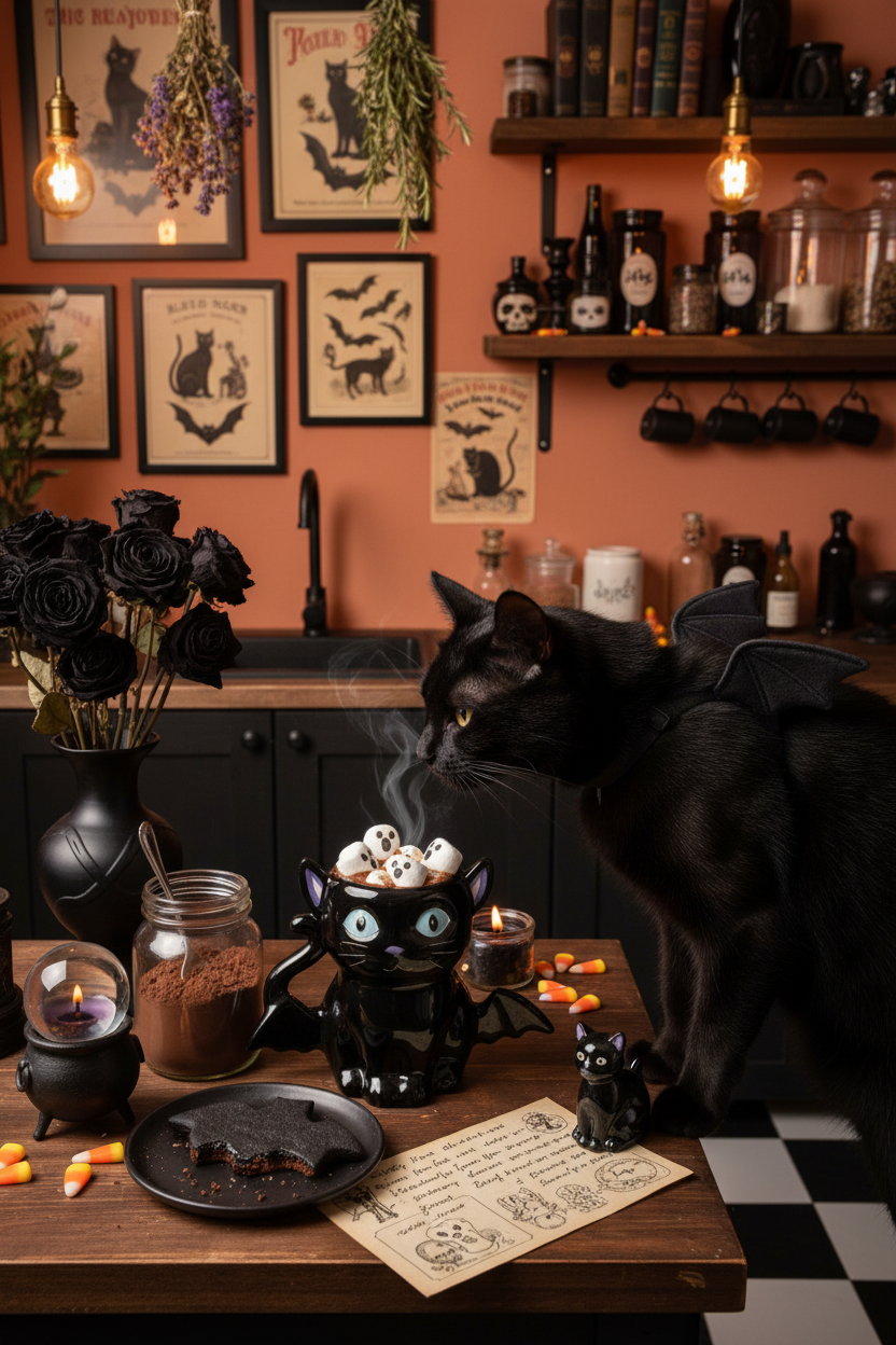 Gatto Bat Spontaneo - Cucina