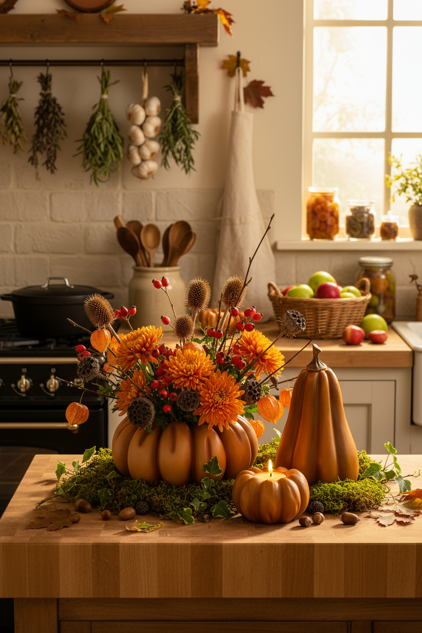 Kitchen autumn forest
