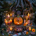 Lanterna zucca opaca - Portacandele jack-o'-Lantern