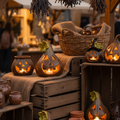 Portacandela – Zucca con fiore