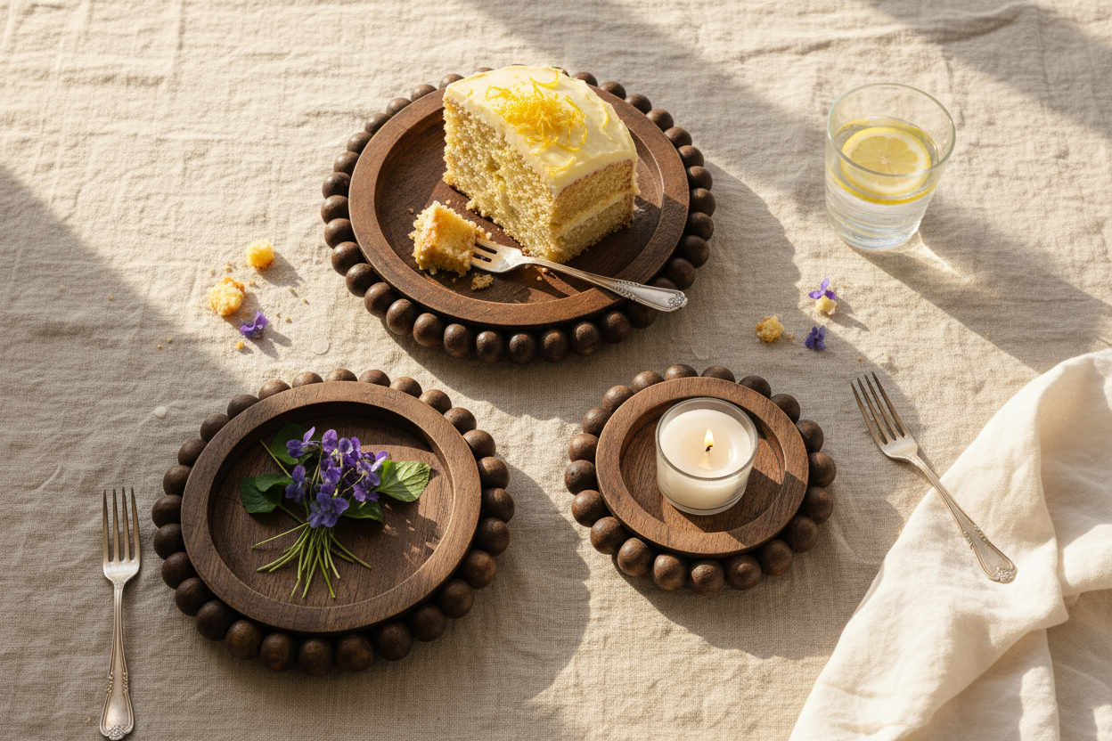 Torta al limone a metà