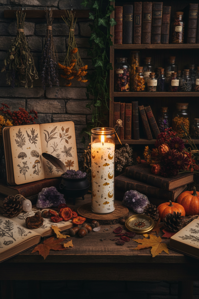 Witchy Altar Scene